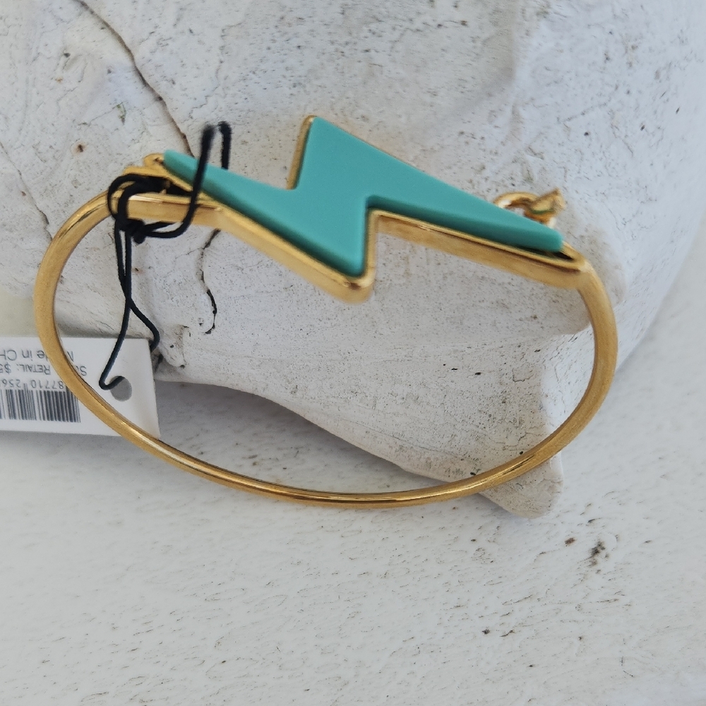 Marc By Marc Jacobs Gold and Turquoise Bracelet - Picture 6 of 15